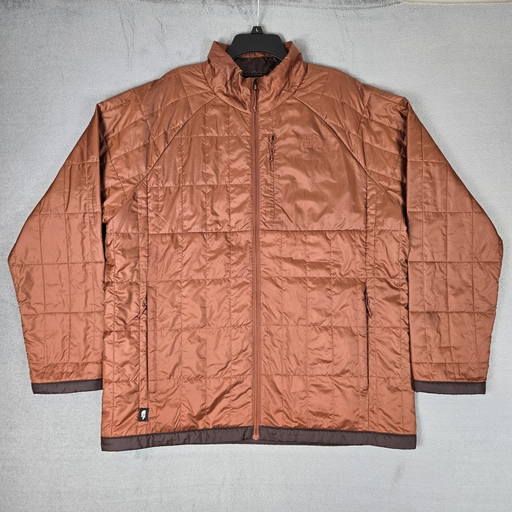 The North Face Circaloft Jacket Mens XL Brown Full Zip Insulated Puffer NF0A84HK